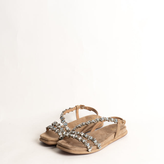 Ovyè-Sandalo dettaglio gioiello - beige