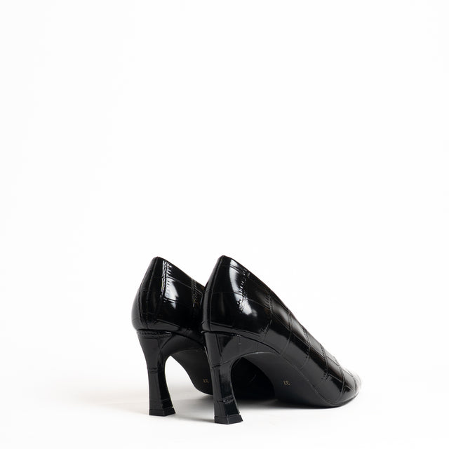 Ovyé-Décolleté effetto cocco - nero
