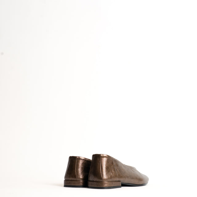 Ovyè-Ballerina a punta - laminato bronzo