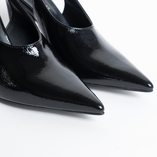 Ovyè-Slingback con tacco - nero