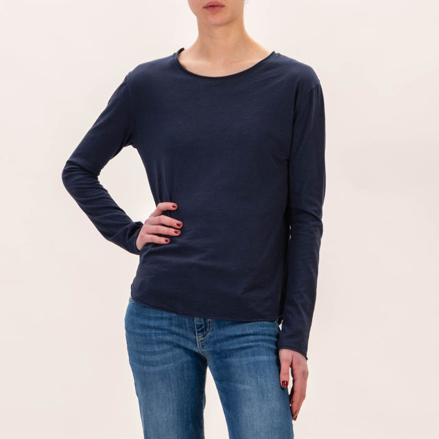 Zeroassoluto-T-shirt girocollo - blu