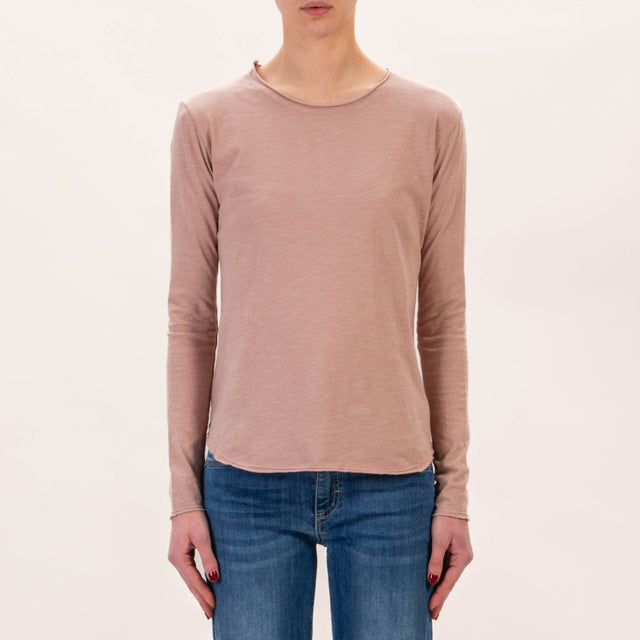 Zeroassoluto-T-shirt girocollo - rosa