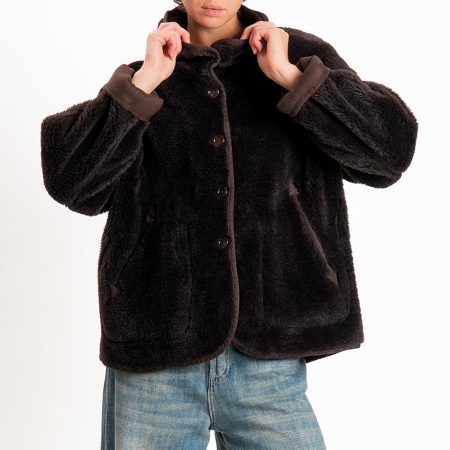 Philia loft-Cappotto ecomontone - moro