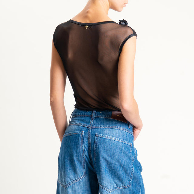 Philia Loft-Body in tulle - nero