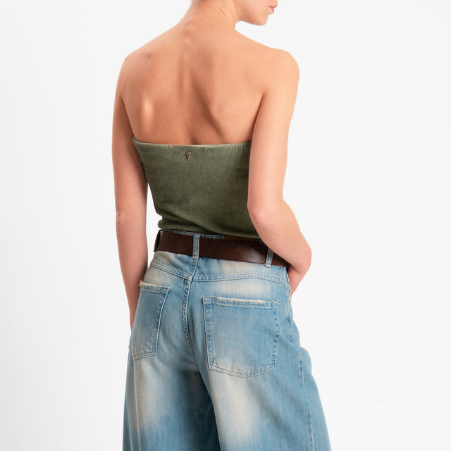 Philia Loft-Boby a costine con borchie - militare