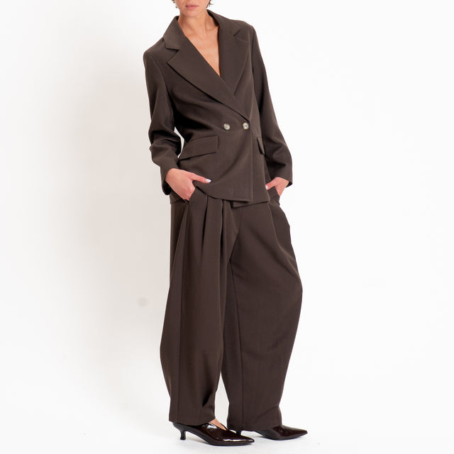 Philia loft-Pantalone con pinces - caffe'
