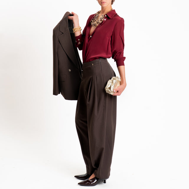 Philia loft-Pantalone con pinces - caffe'