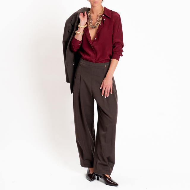 Philia loft-Pantalone con pinces - caffe'