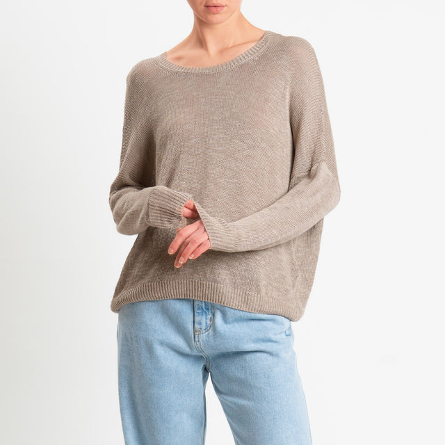 Souvenir-Maglia scollo v dietro - corda