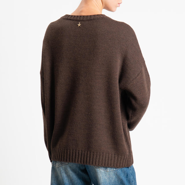 Souvenir-Maglia orsetto misto alpaca - moro