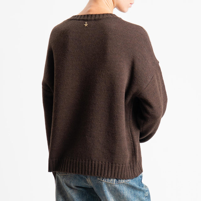 Souvenir-Maglia orsetto paillettes - moro