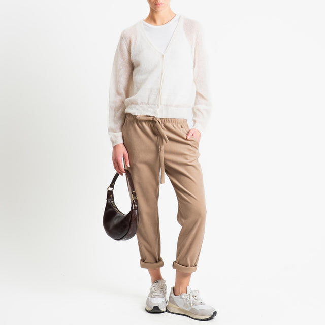 Souvenir -Pantalone con coulisse - cammello