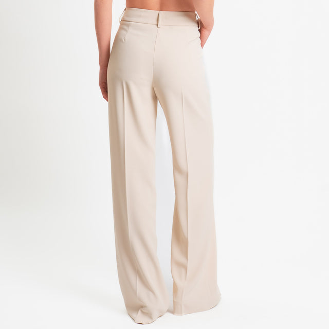 Souvenir-Completo Giacca + pantalone tessuto fluido - avorio