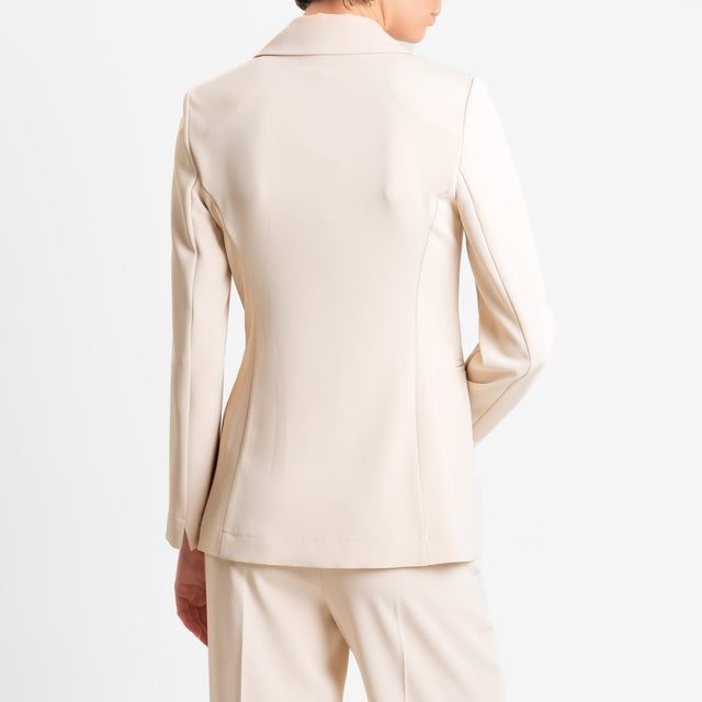 Souvenir-Completo Giacca + pantalone tessuto fluido - avorio