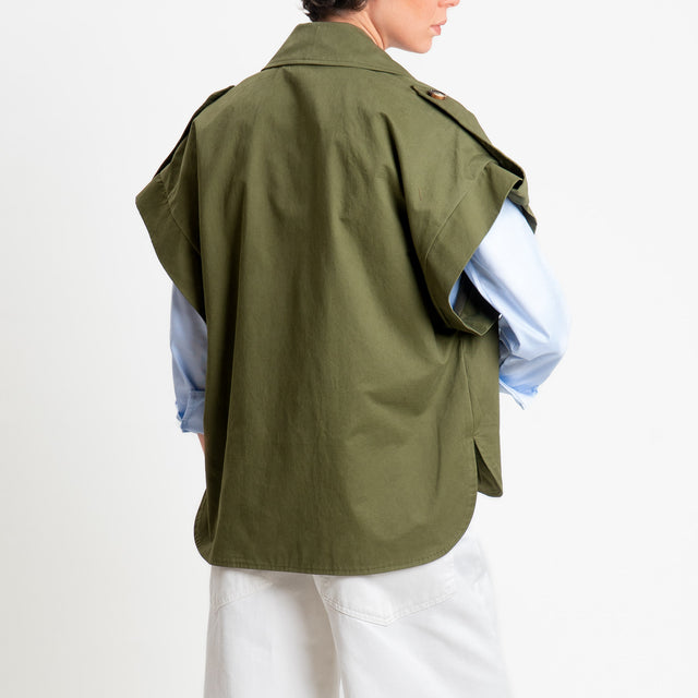 Tensione in-Gilet over doppiopetto - militare