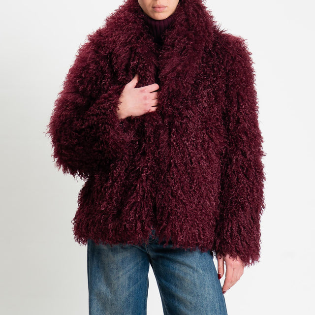 Tensione in-Ecomongolia con tasche - Bordeaux