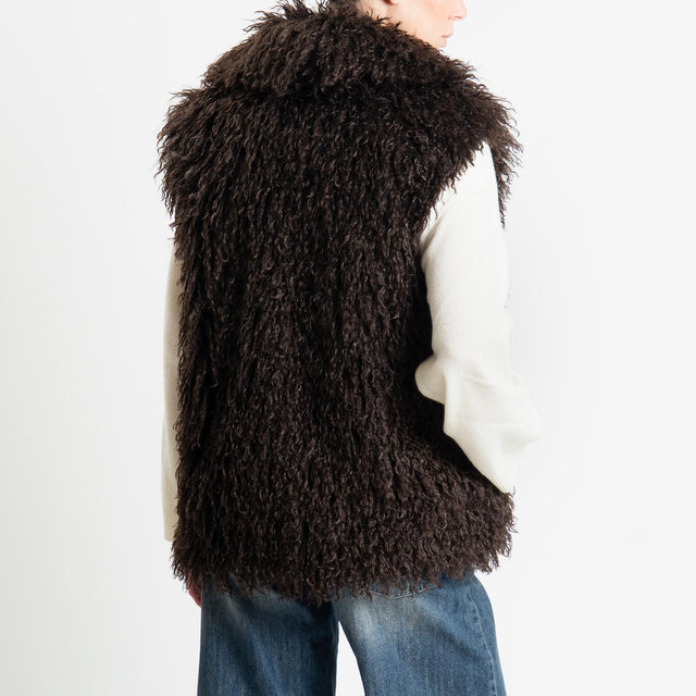 Tensione in-Gilet ecomongolia - moro