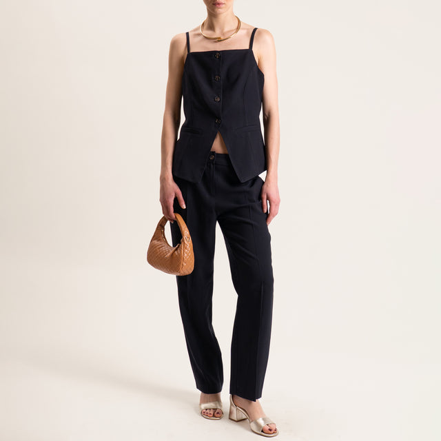 Tensione in-Completo top e pantalone - nero