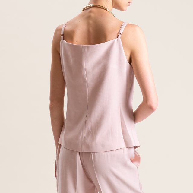 Tensione in-Completo top e pantalone - rosa
