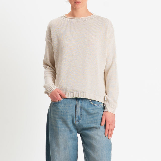 Tensione in-Maglia girocollo - calce