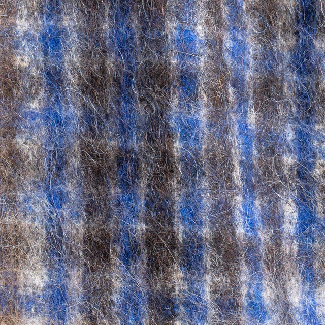 Tensione in-Giacca check misto alpaca - royal/moro