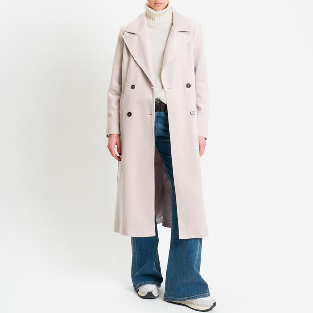 Tensione in-Cappotto doppiopetto spacco dietro - cacha