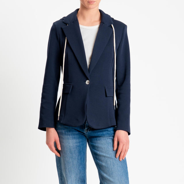 Tensione in-Giacca con cappuccio rimovibile - blu