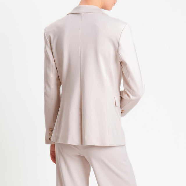 Tensione in-Giacca punto milano spilla rimovibile - burro