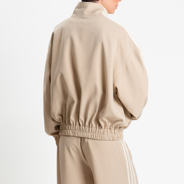 Tensione in-Bomber bande laterali - beige