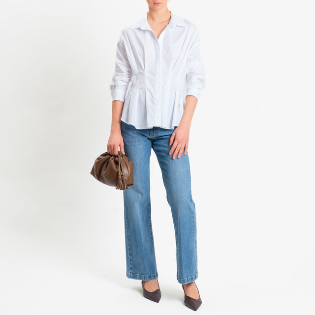 Tensione in-Camicia riprese davanti - bianco