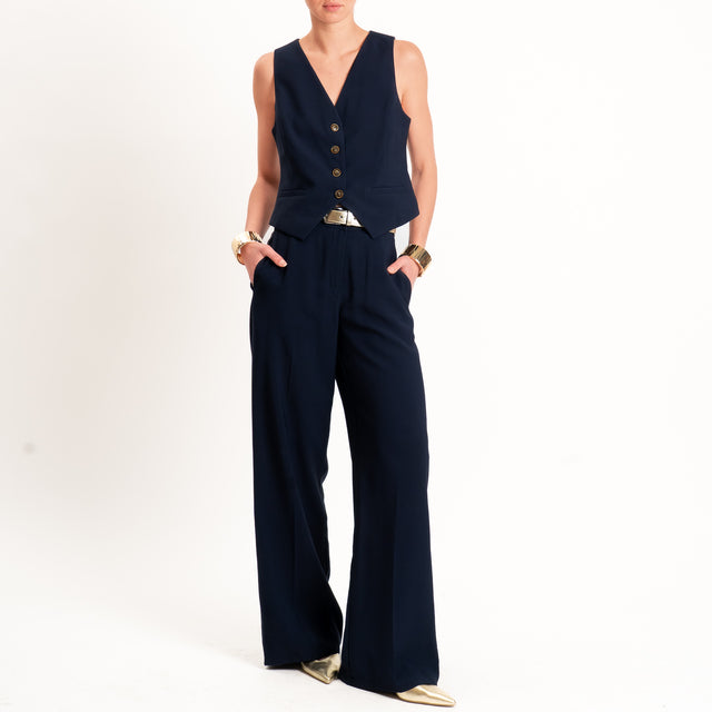 Tensione in-Completo gilet e pantalone - blu