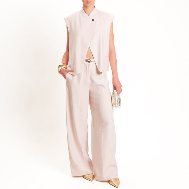 Tensione in-Gilet chiusura asimmetrica - nude