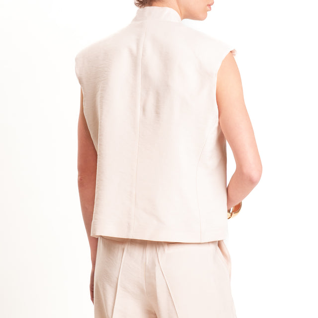 Tensione in-Gilet chiusura asimmetrica - nude