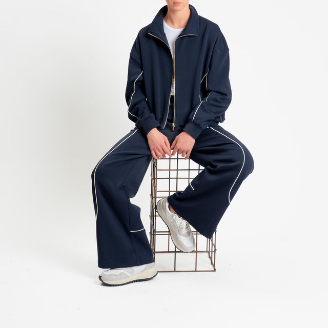 Tensione in-Giacca in felpa con zip - blu