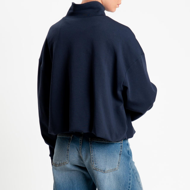 Tensione in-Giacca in felpa con zip - blu