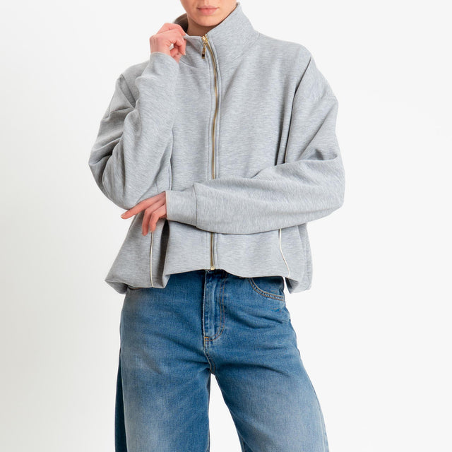 Tensione in-Giacca in felpa con zip - grigio
