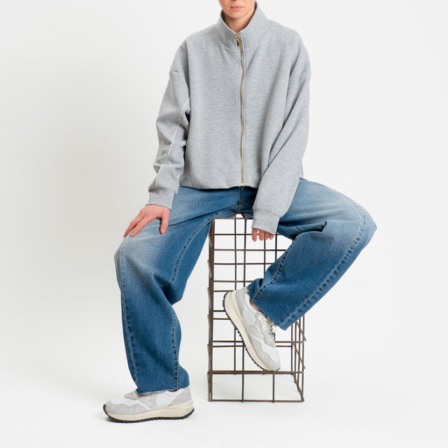 Tensione in-Giacca in felpa con zip - grigio