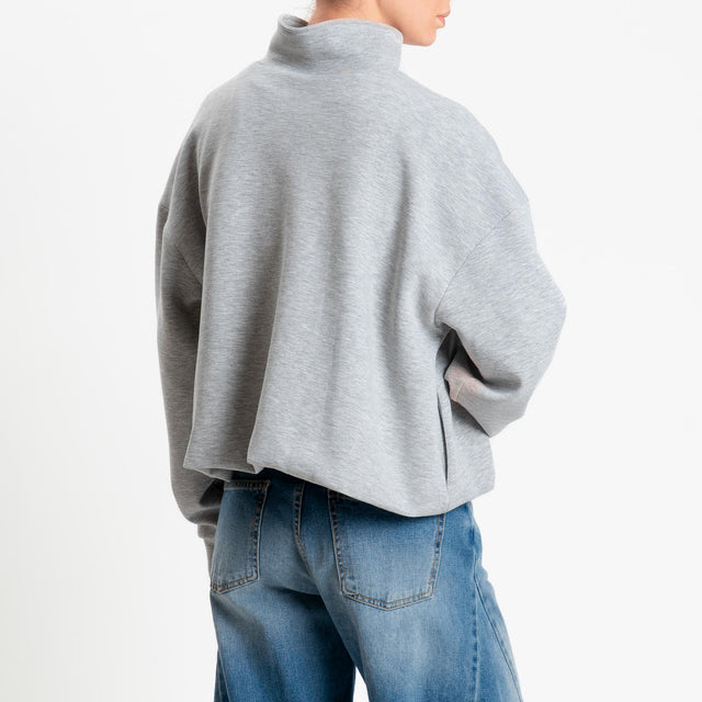 Tensione in-Giacca in felpa con zip - grigio