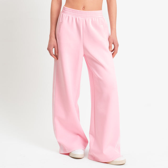 Tensione in-Pantalone wide leg bande laterali - rosa