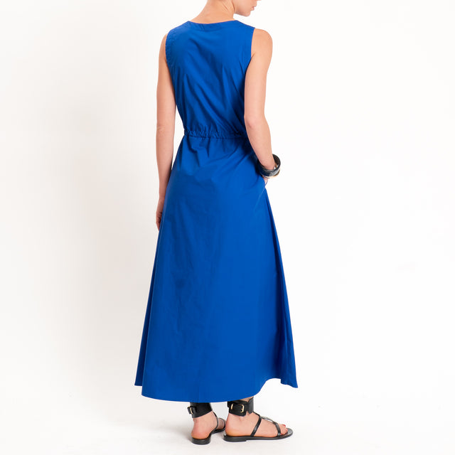 Tensione in-Chemisier smanicato con coulisse - royal