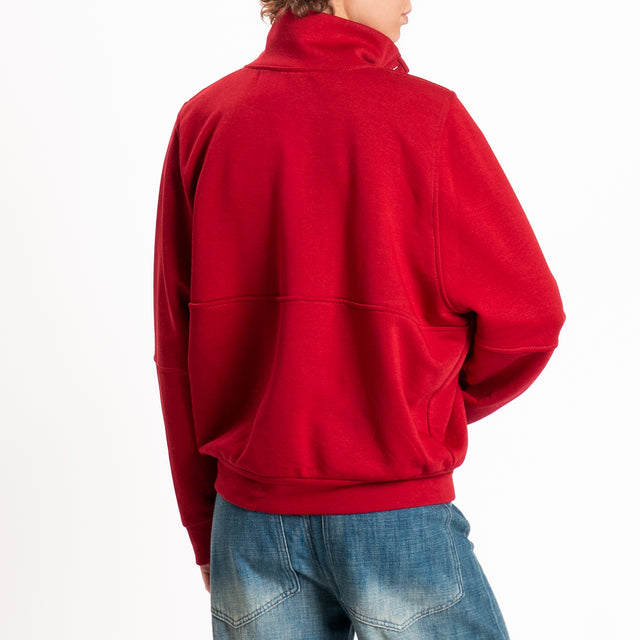 Tensione in-Felpa serafino - rosso