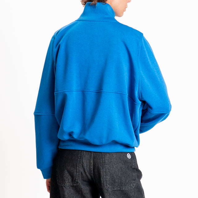 Tensione in-Felpa serafino - denim