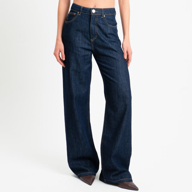 Tensione in-Jeans PRADO wide leg - denim scuro