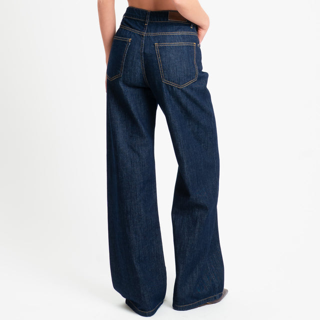 Tensione in-Jeans PRADO wide leg - denim scuro