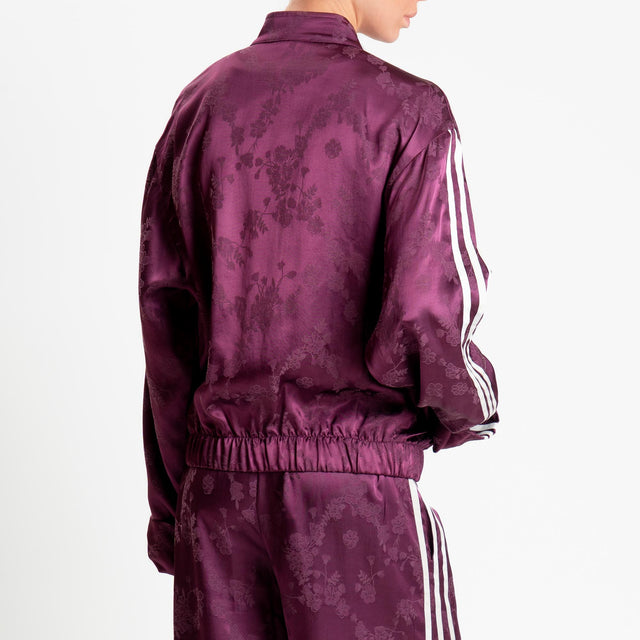 Tensione in-Bomber mandarin damascato - vino