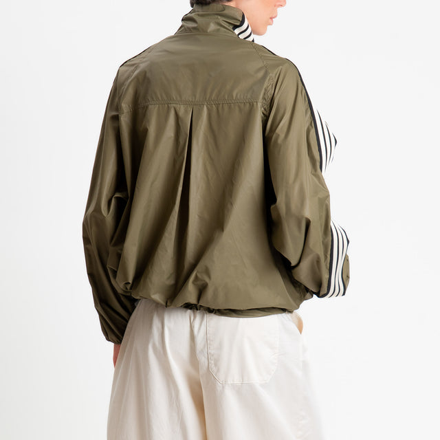 Tensione in-Bomber nylon mandarin bande laterali - militare