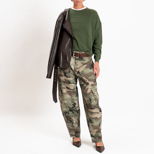 Tensione in-Pantalone cargo balloon camouflage - militare/beige/nero