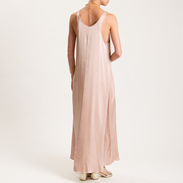 Tensione in-Abito vogatore in satin - rosa