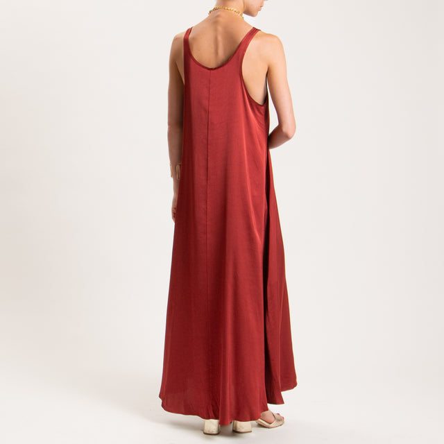 Tensione in-Abito vogatore in satin - cabernet