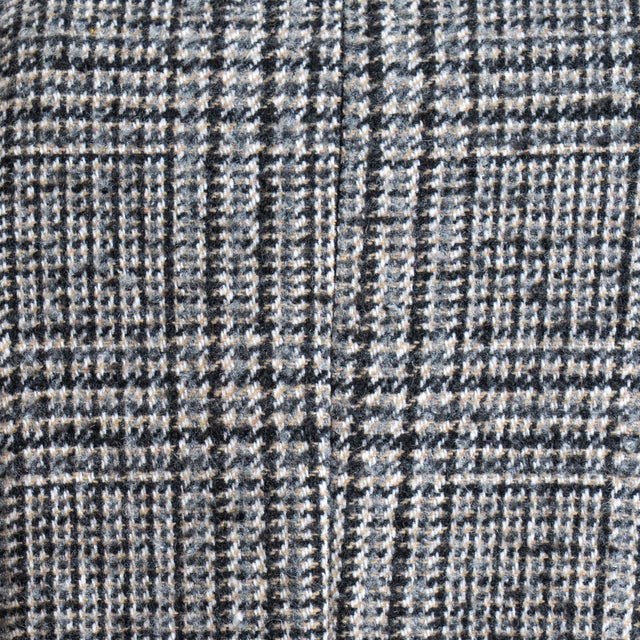 Tensione in-Cappotto principe di galles misto lana con cintura - grigio/latte/nero